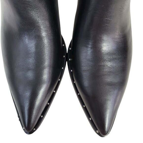 CHARLES BY CHARLES DAVID Black Leather Pointed Toe Chelsea Booties | 8.5 - Picture 16 of 16